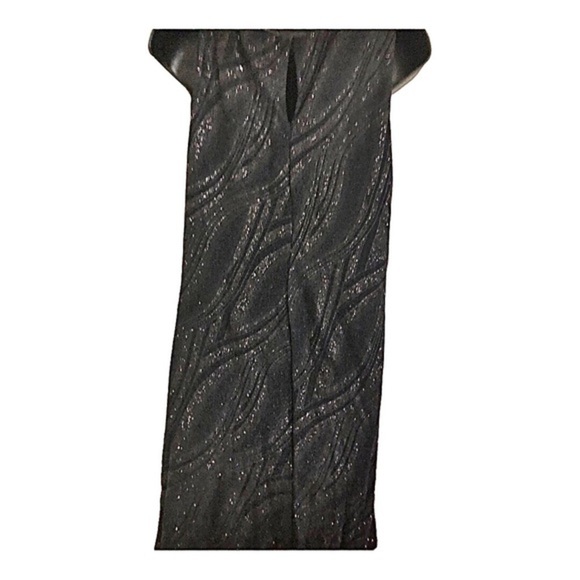 Nine West Beautiful black‎ sequin slinky sleeveless swing tent dress size 10 new - Picture 10 of 16